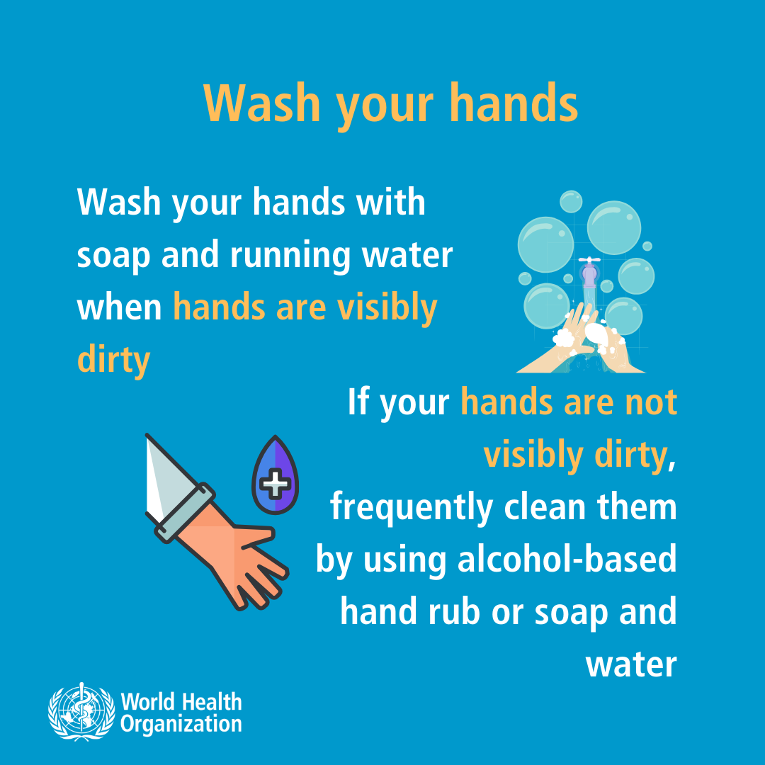 who wash hands to prevent corona virus