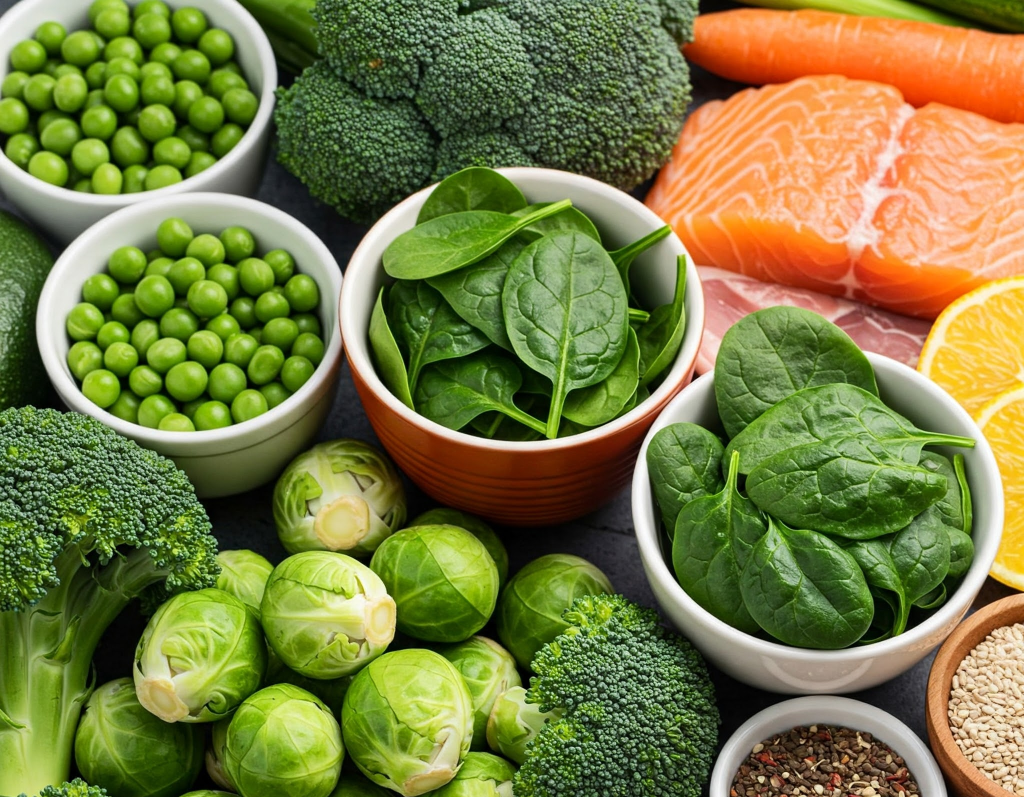 All-green-vegetable-collection