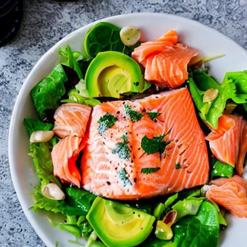 delicious Salmon Avocado Salad recipe online free